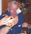 eating crab with Don Mcnaughton